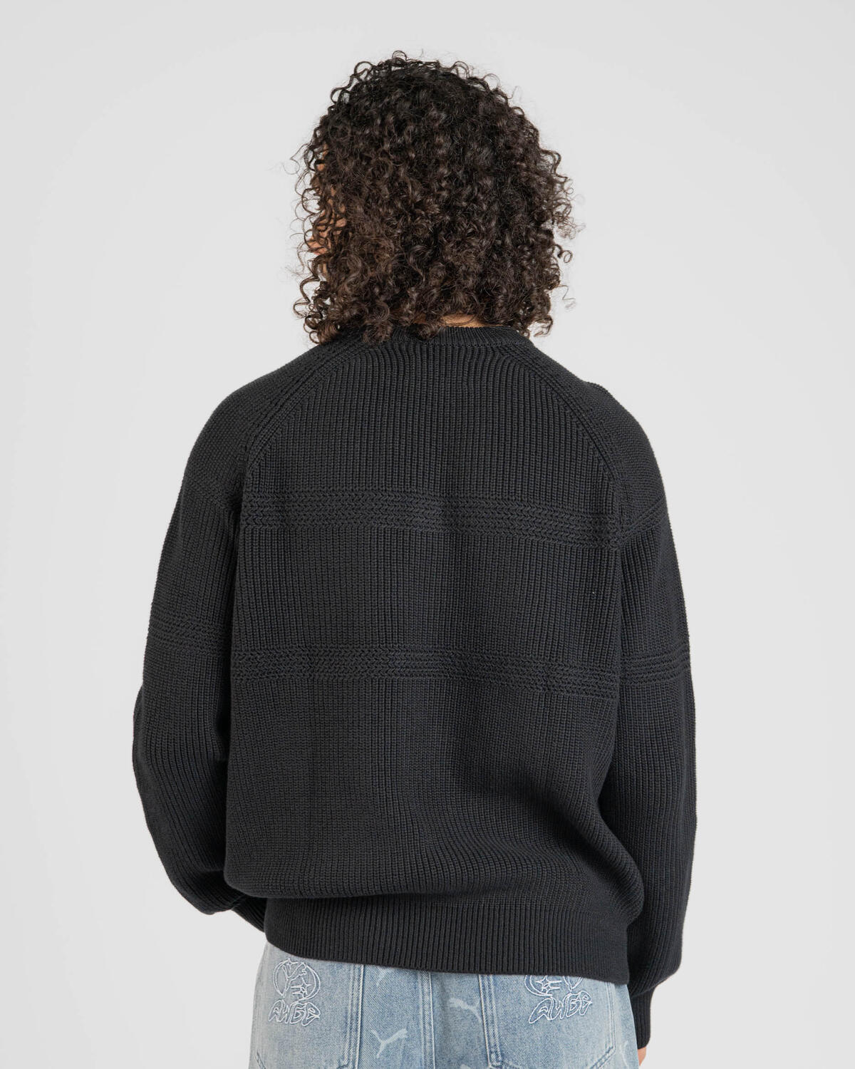 Thisisneverthat T-Logo Knit Sweater | TN253KKNPK01-BLK | AFEW STORE